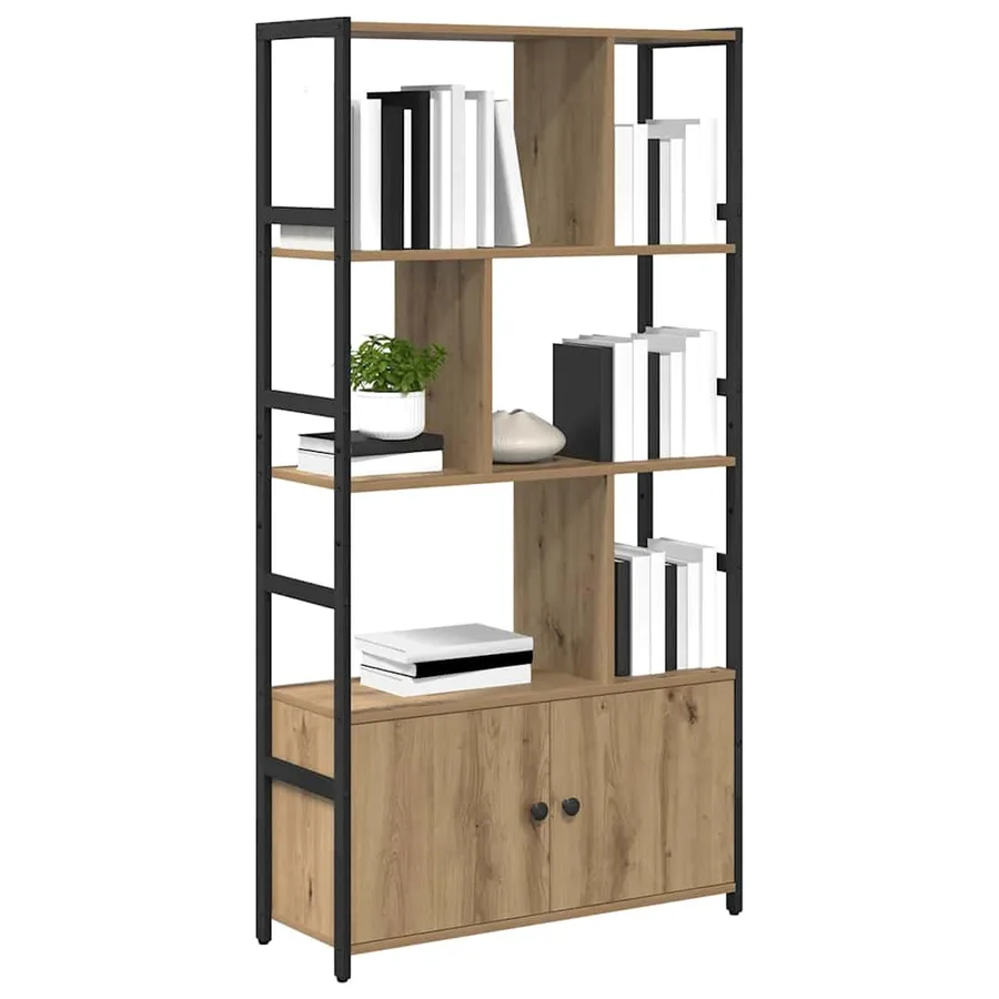 Étagère 80 x 30 x 155,5 cm Bois d'ingénierie Chêne artisanal - 3
