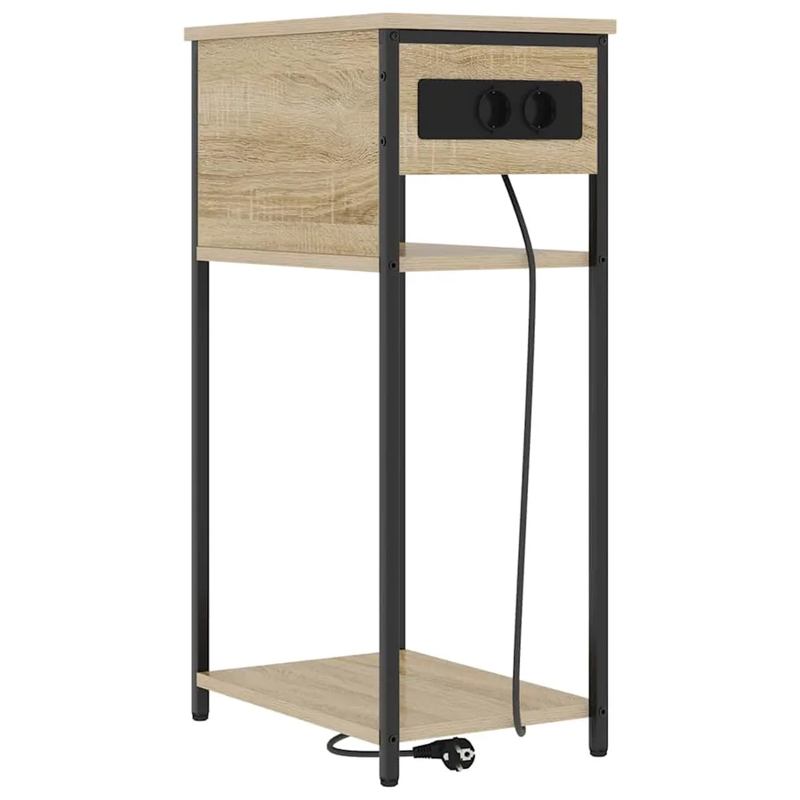 Cabinet de chevet Chêne Sonoma 41 x 28 x 76 cm - 2