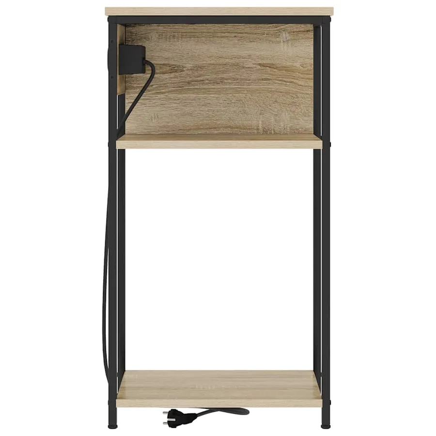 Cabinet de chevet Chêne Sonoma 41 x 28 x 76 cm - 7