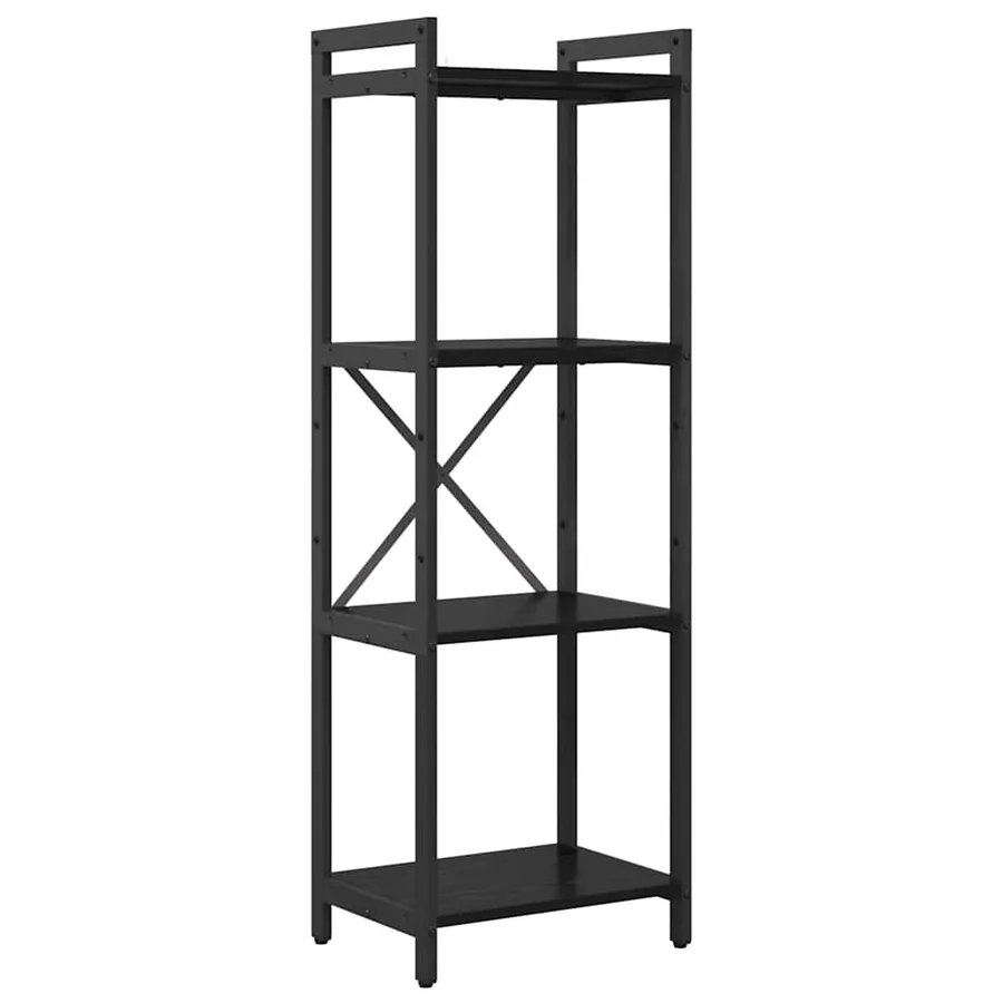 Étagère Chêne noir 40 x 30 x 119 cm Bois d'ingénierie - 2