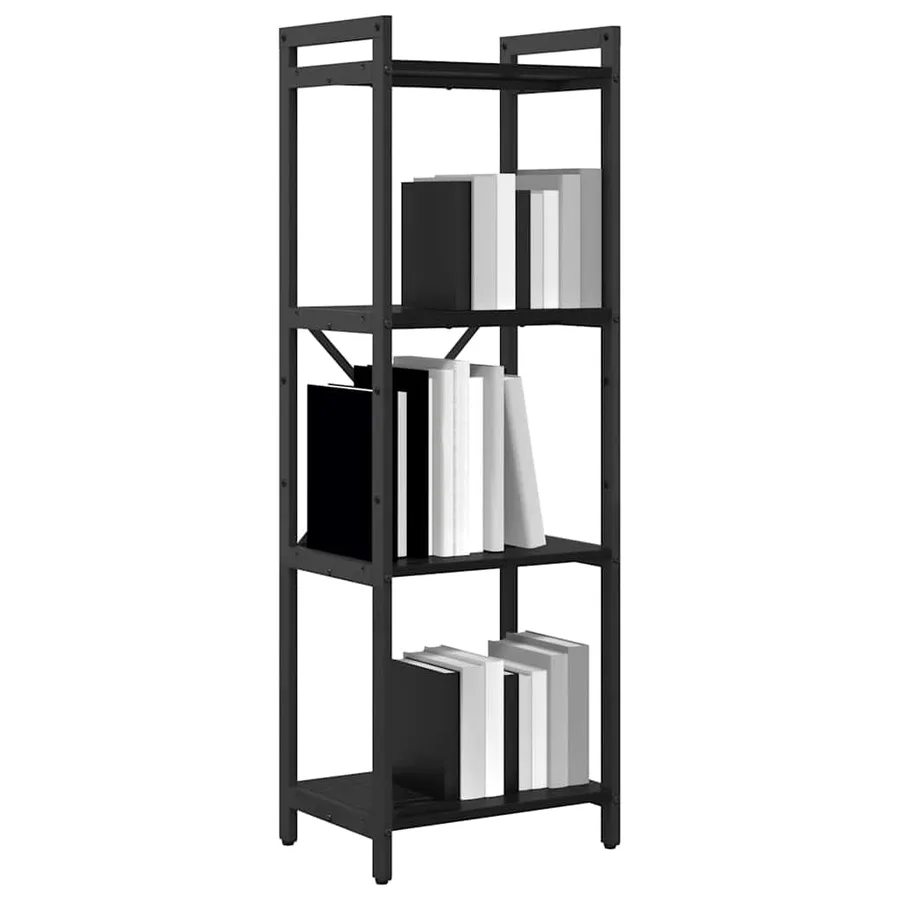 Étagère Chêne noir 40 x 30 x 119 cm Bois d'ingénierie - 3