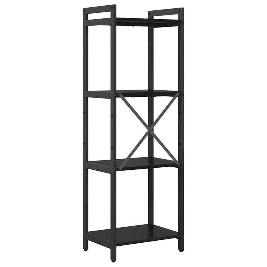 Étagère Chêne noir 40 x 30 x 119 cm Bois d'ingénierie - 7