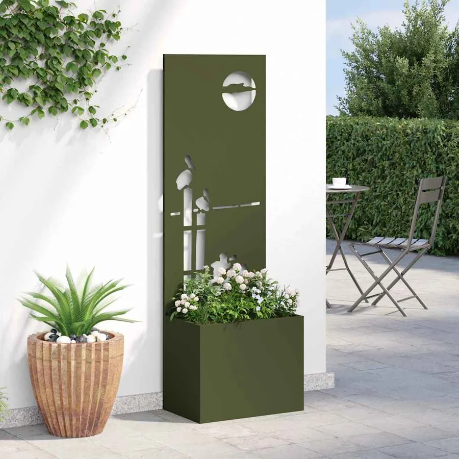 Écran de confidentialité de jardin Vert olive 50 x 150 cm - 4