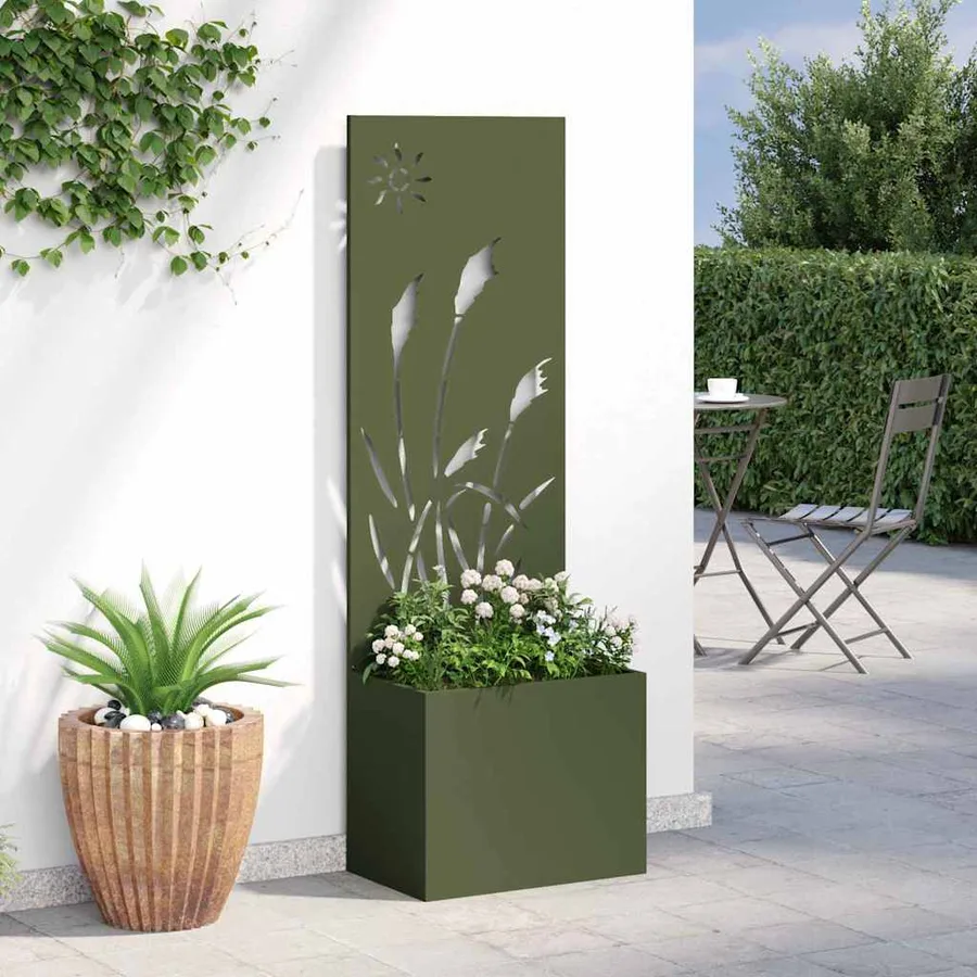 Écran de confidentialité de jardin Vert olive 50 x 140 cm - 4
