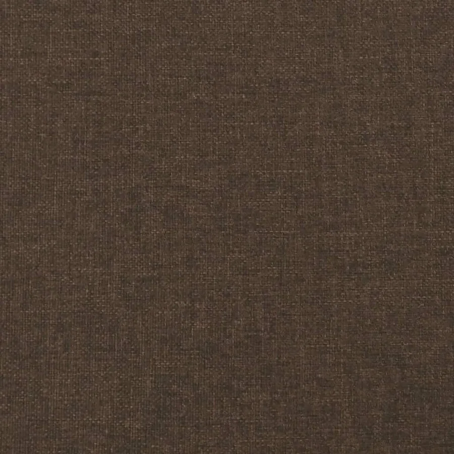 Cadre de lit sans matelas marron foncé 90x200 cm tissu - 8