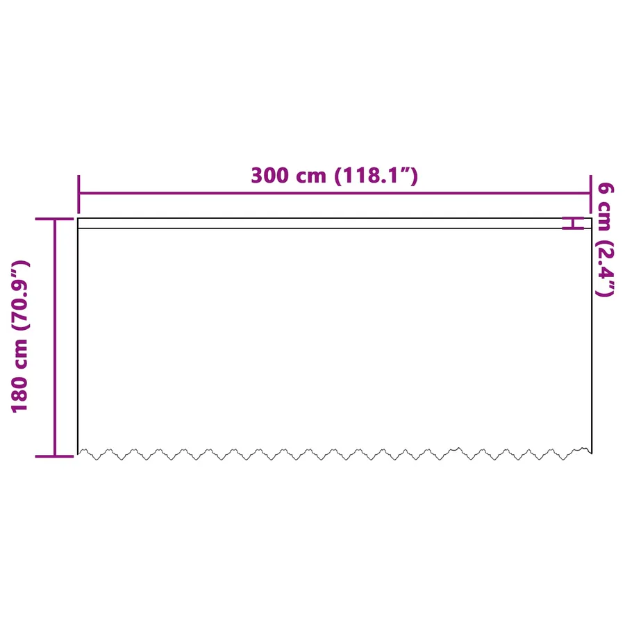 Rideau en Dentelle Floral Blanc 180 x 300 cm Polyester - 8
