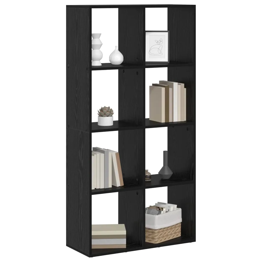 Bibliothèque Chêne noir 69,5 x 29 x 137,5 cm Bois d'ingénierie - 3