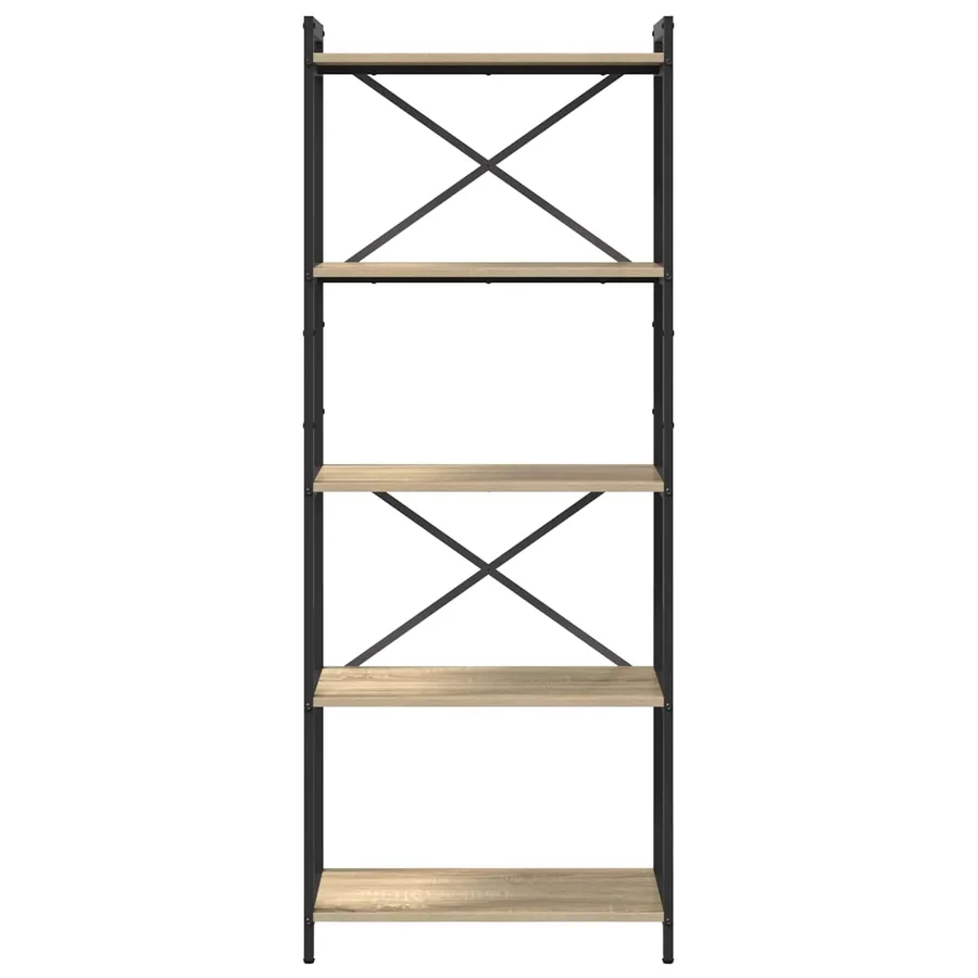 Étagère Chêne Sonoma 60 x 30 x 155 cm Bois d'ingénierie - 3