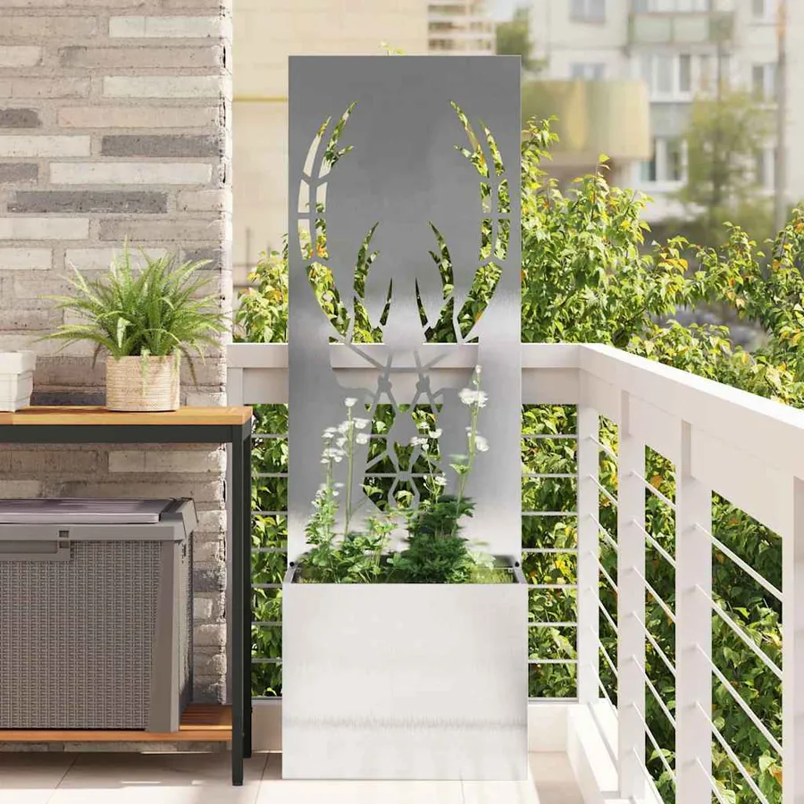 Écran de confidentialité de jardin Argent 50 x 150 cm