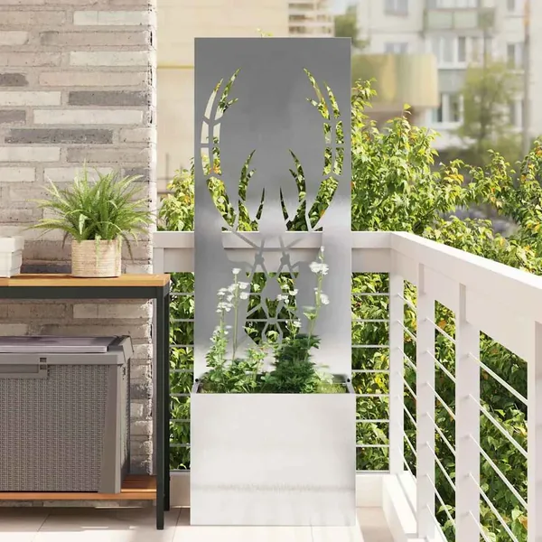 Écran de confidentialité de jardin Argent 50 x 150 cm