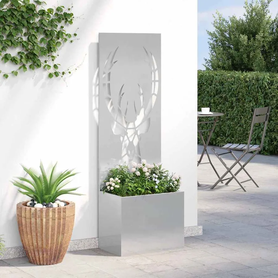 Écran de confidentialité de jardin Argent 50 x 150 cm - 4