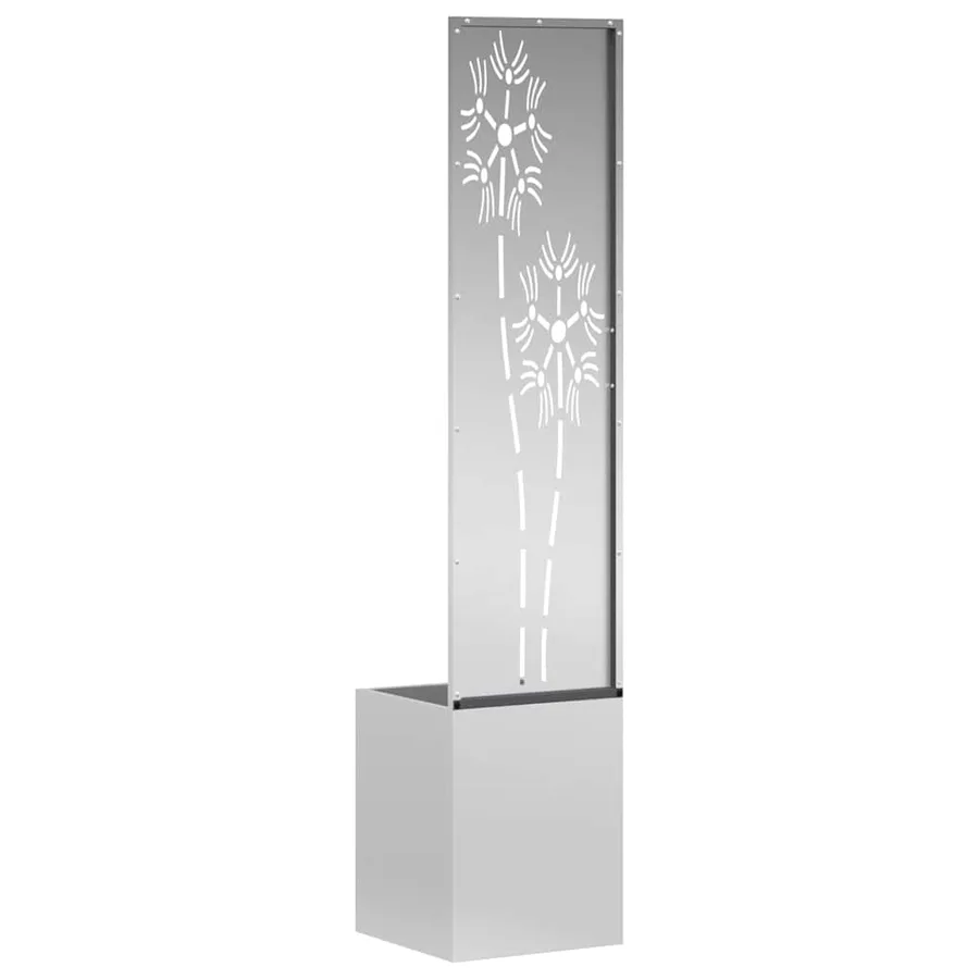 Écran de confidentialité de jardin Floral Argenté 32 x 150 cm - 7