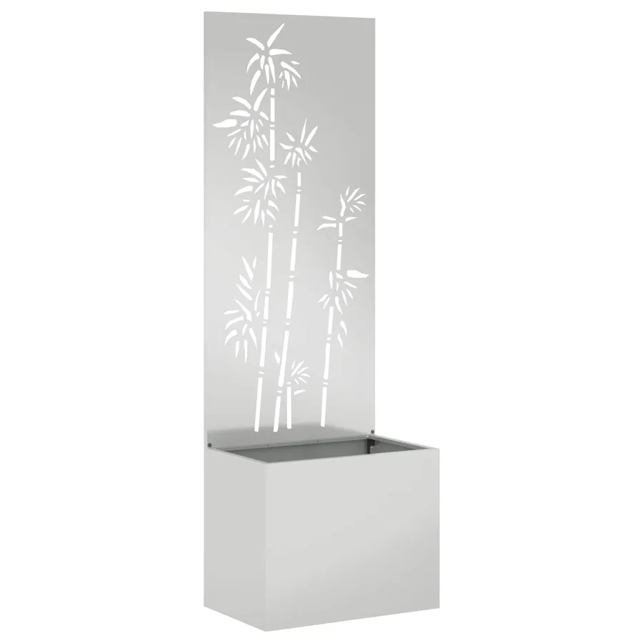 Écran de confidentialité de jardin Floral Argenté 50 x 150 cm