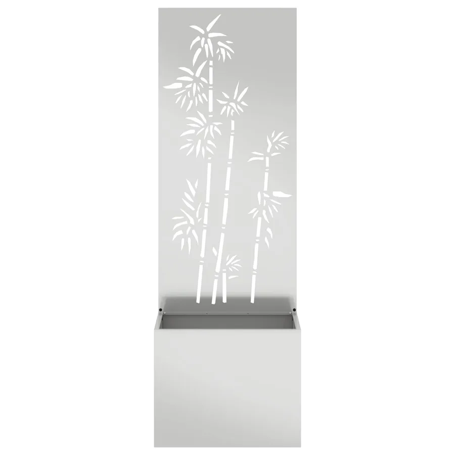 Écran de confidentialité de jardin Floral Argenté 50 x 150 cm - 3