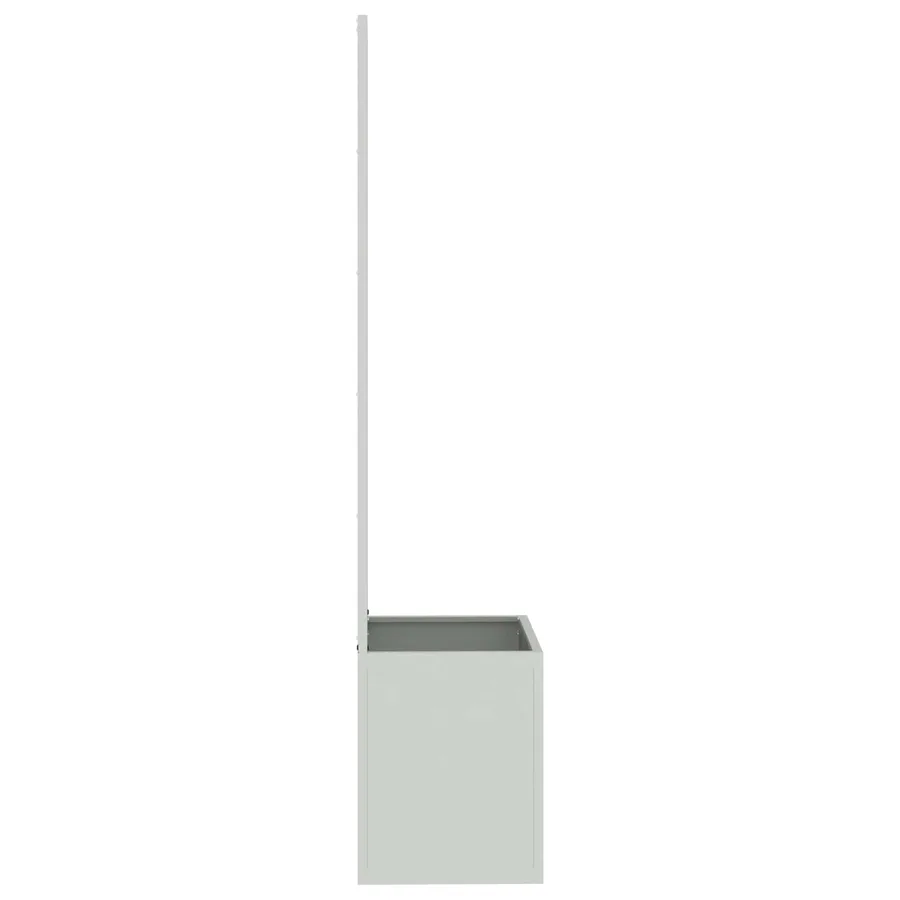 Écran de confidentialité de jardin Floral Argenté 50 x 150 cm - 4