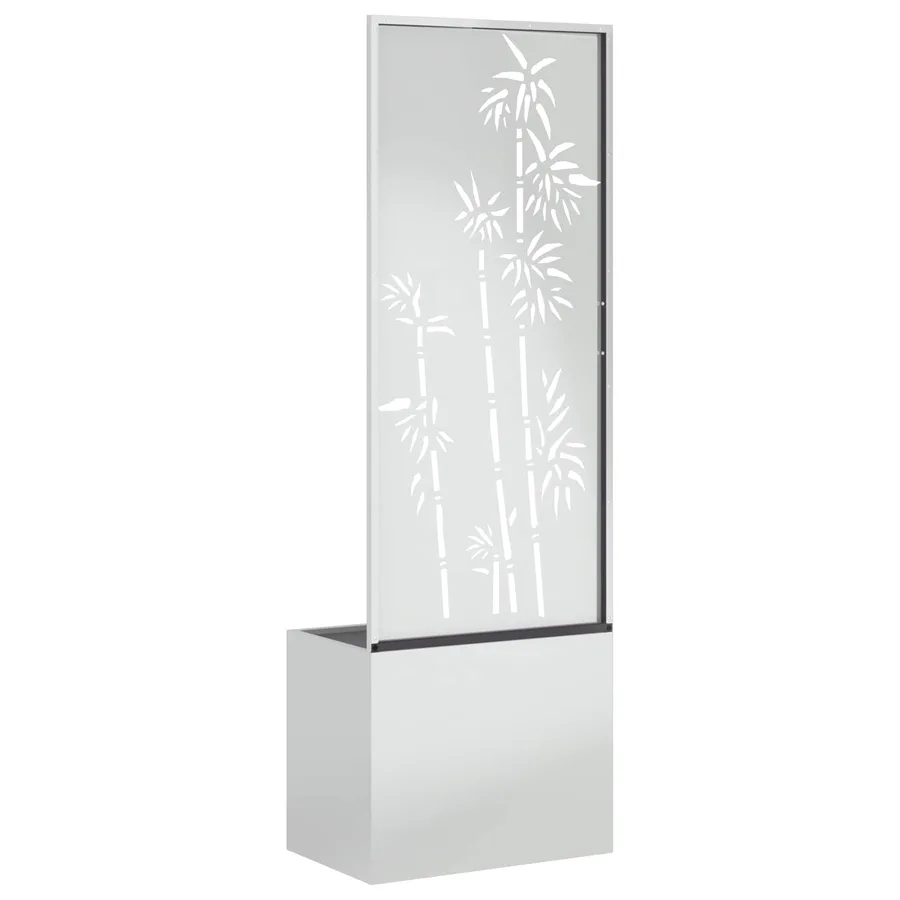 Écran de confidentialité de jardin Floral Argenté 50 x 150 cm - 5
