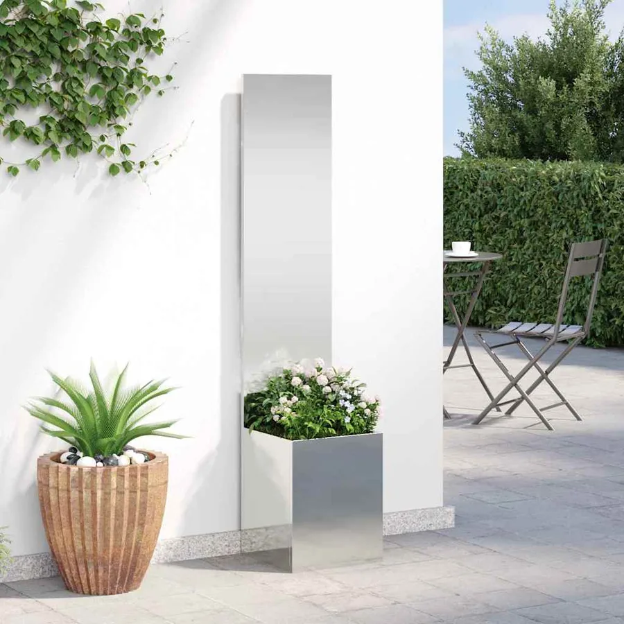 Écran de confidentialité de jardin Fretwork Argenté 32 x 150 cm - 4