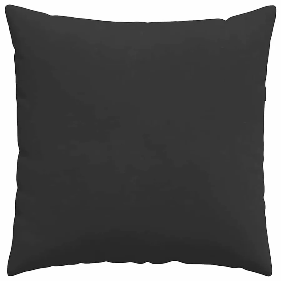 Coussins de canapé 2 pcs Noir 80 x 80 cm tissu - 6