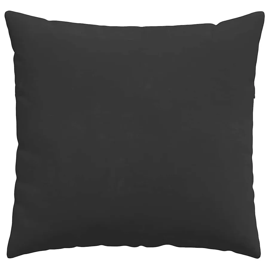 Coussins de canapé 2 pcs Noir 50 x 50 cm tissu - 6