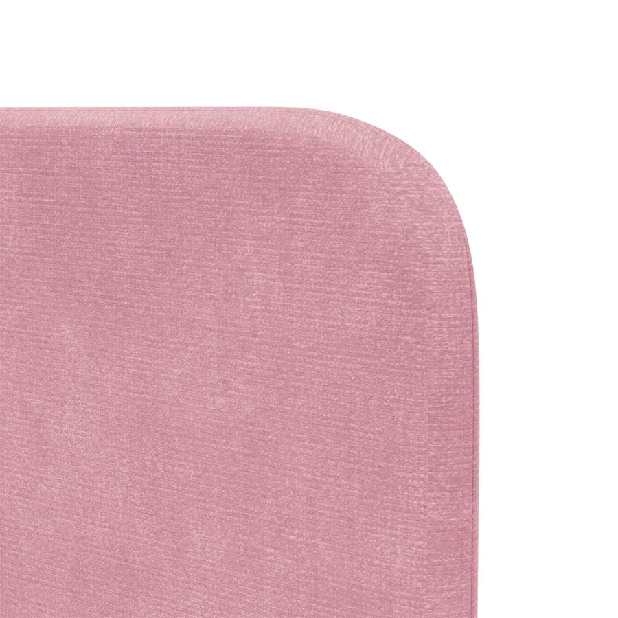 Oreille de tête de lit Rose 40,5 x 40,5 x 4 cm Velours - 9