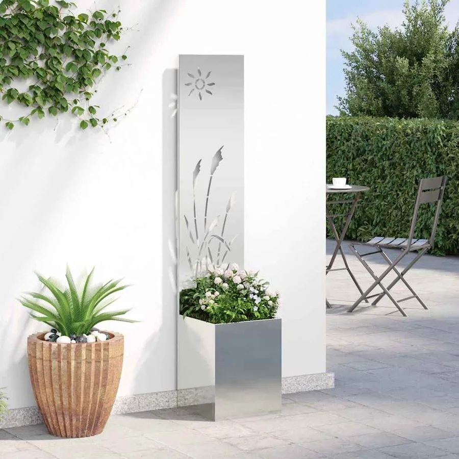 Écran de confidentialité de jardin Fretwork Argenté 32 x 150 cm - 4