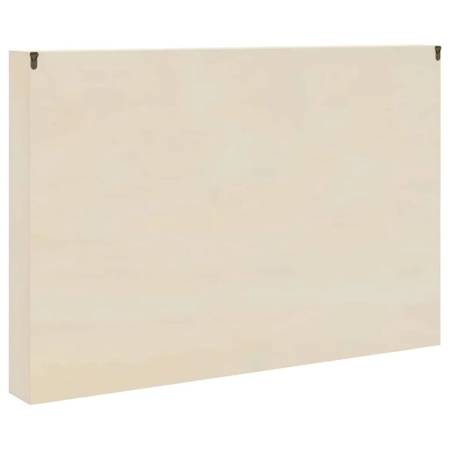 Vitrine Murale avec étagère Beige 80 x 8,5 x 54 cm Contreplaqué - 7