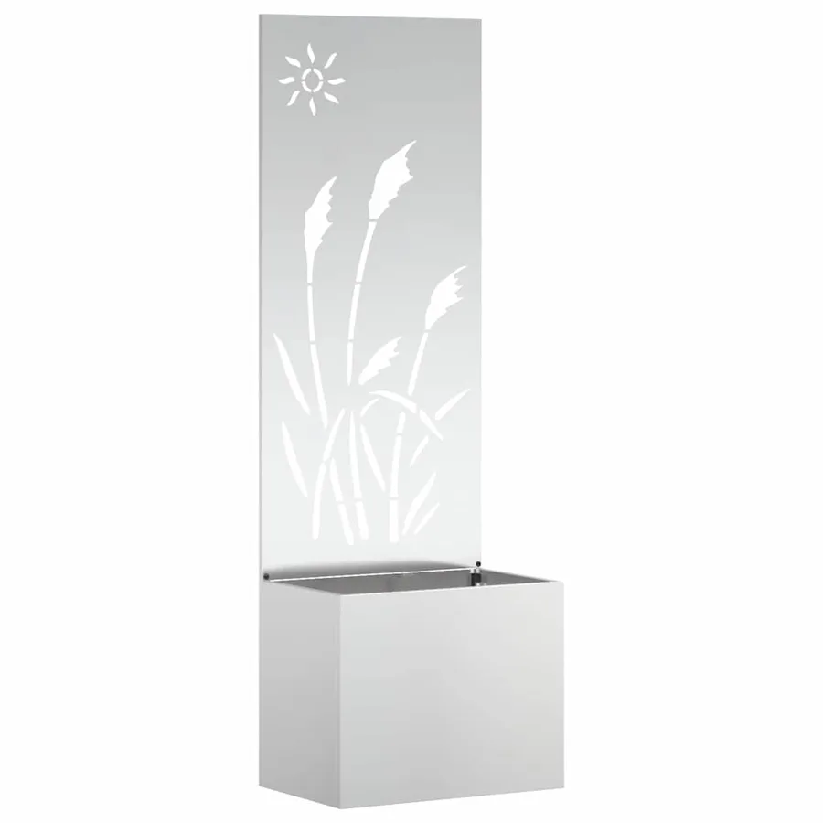 Écran de confidentialité de jardin Fretwork Argenté 50 x 140 cm - 2