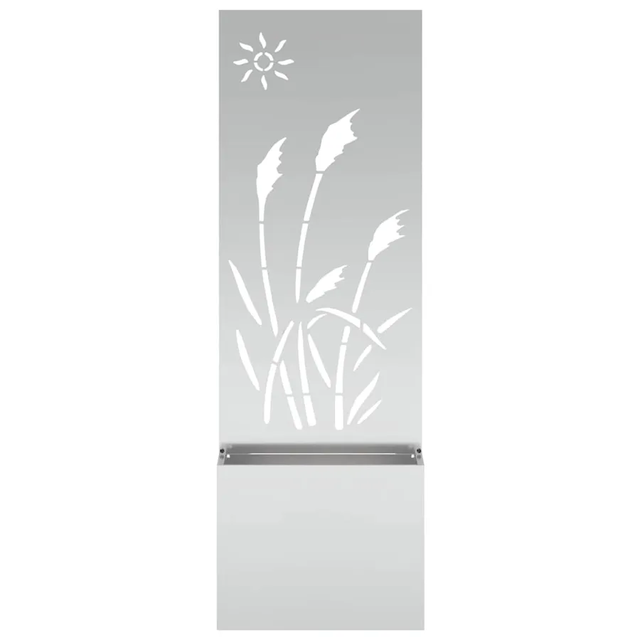 Écran de confidentialité de jardin Fretwork Argenté 50 x 140 cm - 5