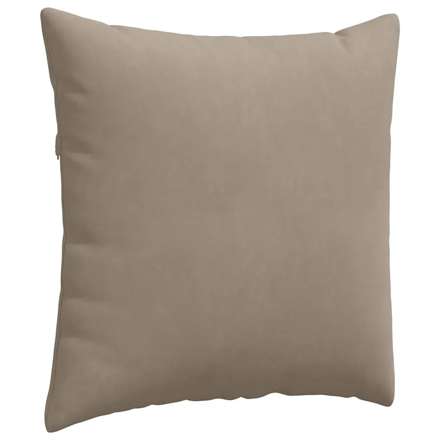 Coussins de canapé 2 pcs Taupe 60 x 60 cm tissu - 5