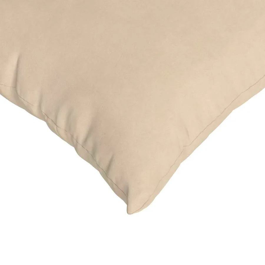 Coussins de canapé 2 pcs Crème 60 x 60 cm tissu - 7