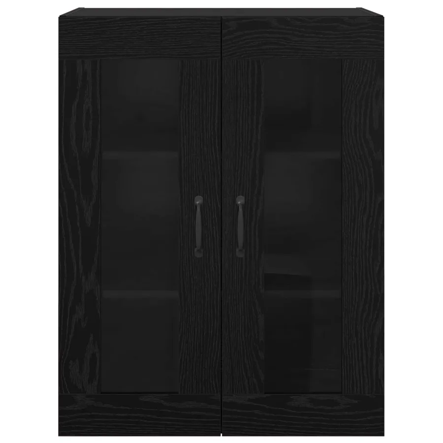 Armoire de rangement Montage mural Chêne noir 69,5 x 34 x 90 cm - 6