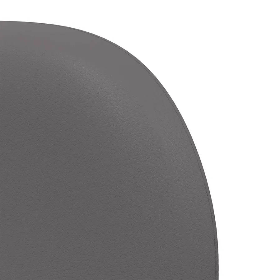 Oreille de tête de lit Gris Foncé 40 x 23 x 6 cm PVC - 9