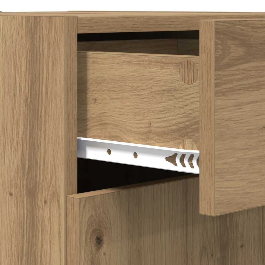 Armoire de rangement Chêne Artisanal 40 x 42,5 x 93 cm - 8