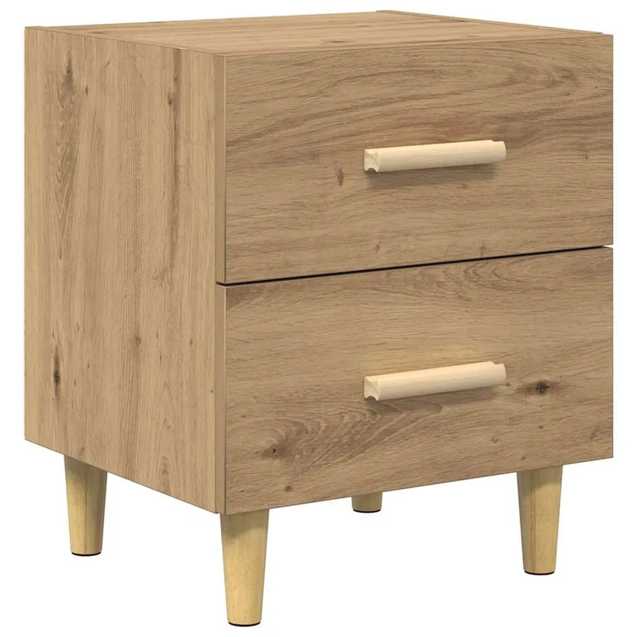 Armoire de lit 2 pc Chêne artisanal 40 x 35 x 47.5cm - 6