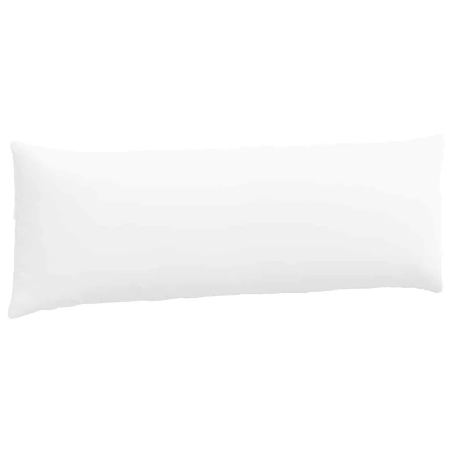 Coussins de canapé 2 pcs Blanc 120 x 40 cm tissu - 5