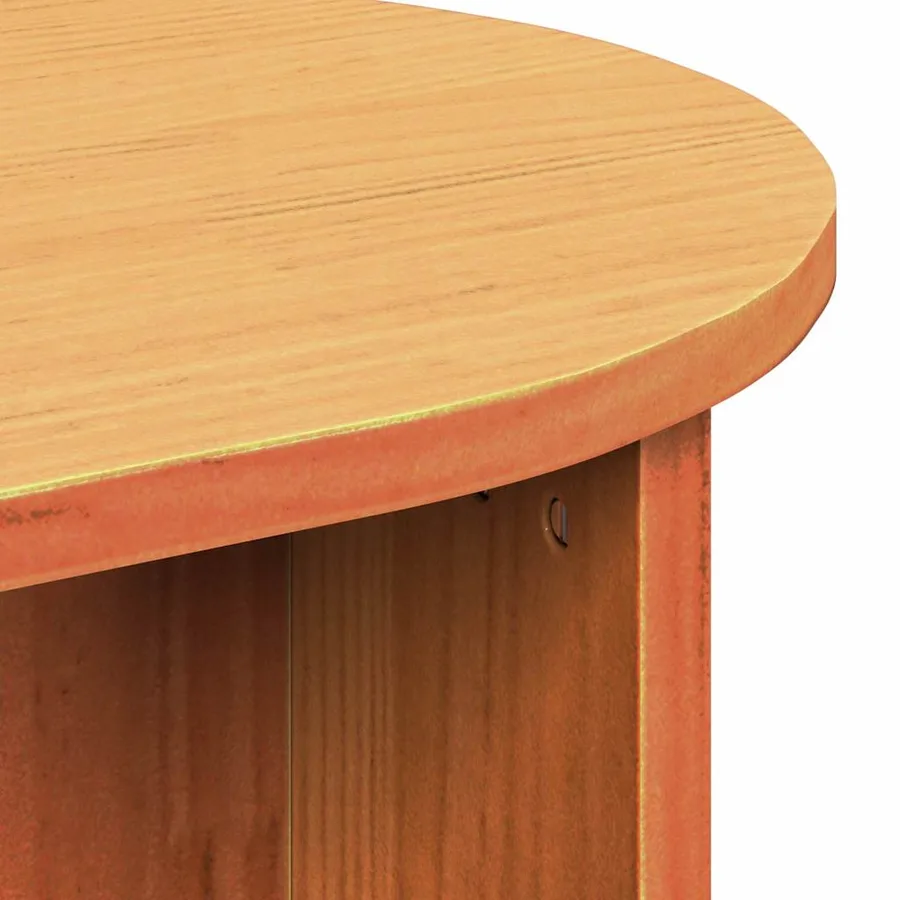 Table basse Brun cire 80 x 39,5 x 35 cm Bois de pin massif - 8