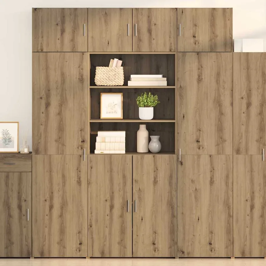 Armoire de rangement Chêne artisanal 80 x 42,5 x 225 cm