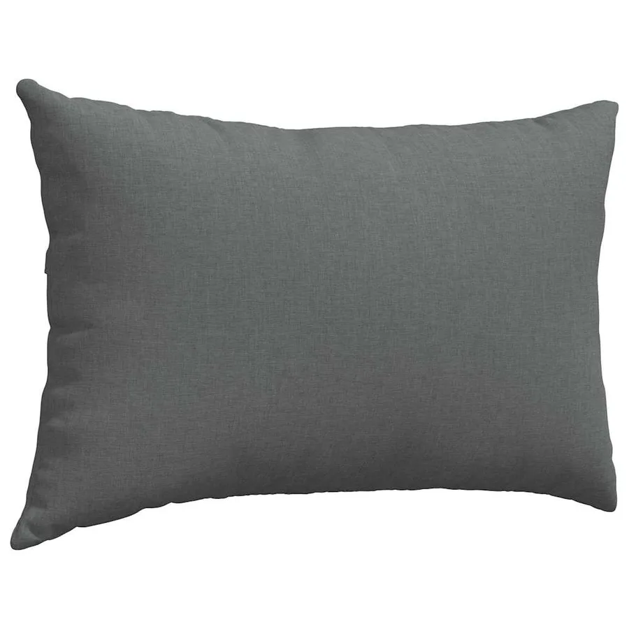 Coussins de canapé 2 pcs Gris foncé 60 x 40 cm tissu - 5