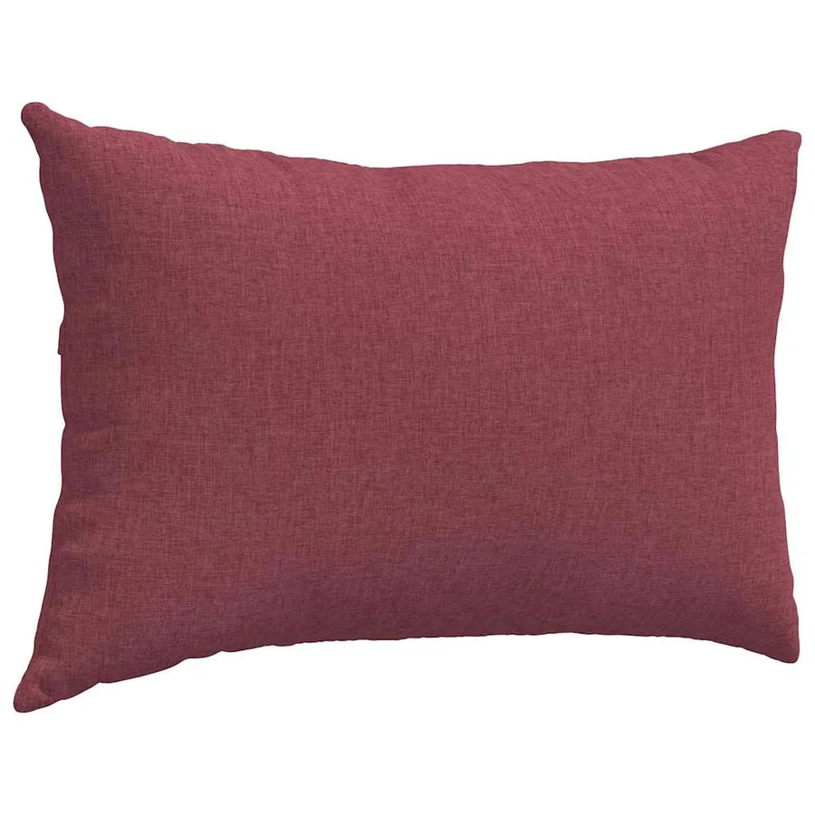Coussins de canapé 2 pcs Bordeaux 60 x 40 cm tissu - 5