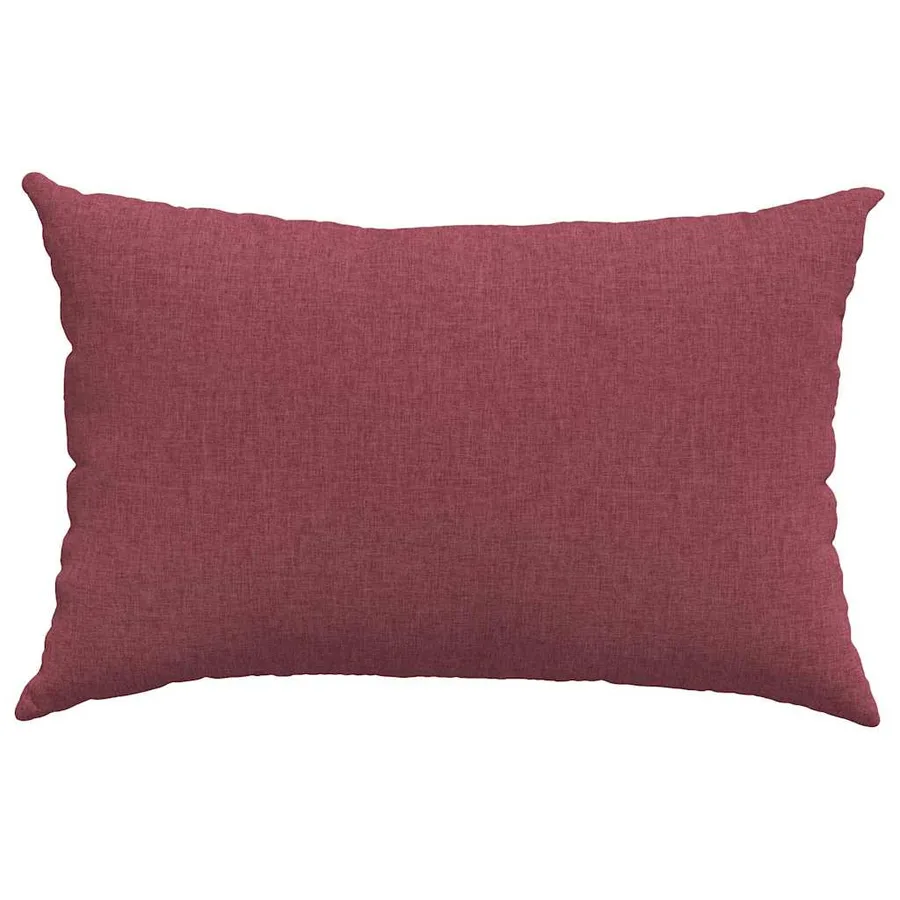 Coussins de canapé 2 pcs Bordeaux 60 x 40 cm tissu - 6