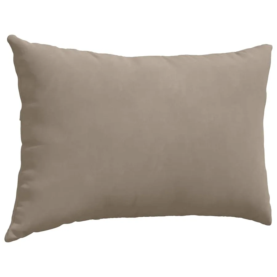 Coussins de canapé 2 pcs Taupe 60 x 40 cm tissu - 5