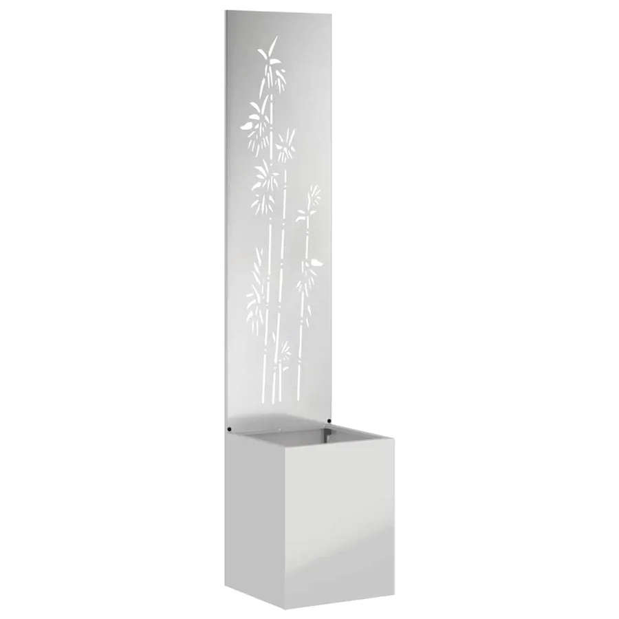 Écran de confidentialité de jardin Floral Argenté 32 x 150 cm - 2