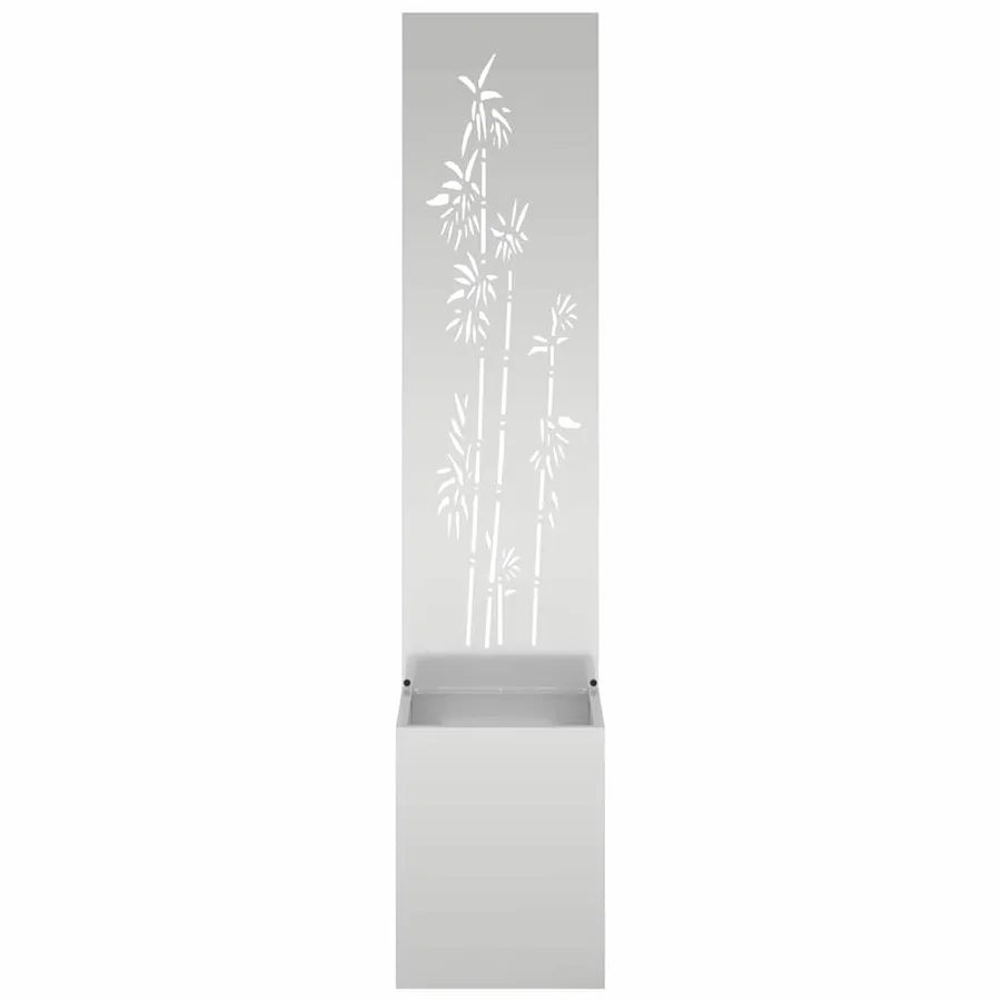 Écran de confidentialité de jardin Floral Argenté 32 x 150 cm - 5