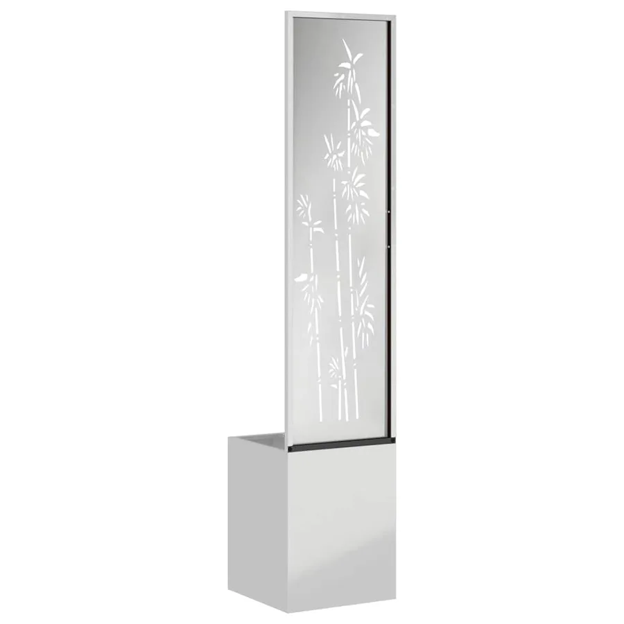 Écran de confidentialité de jardin Floral Argenté 32 x 150 cm - 7
