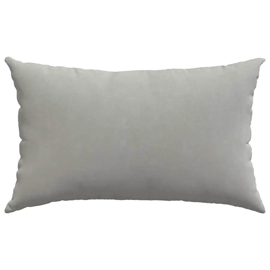 Coussins de canapé 2 pcs Gris clair 50 x 30 cm tissu - 6