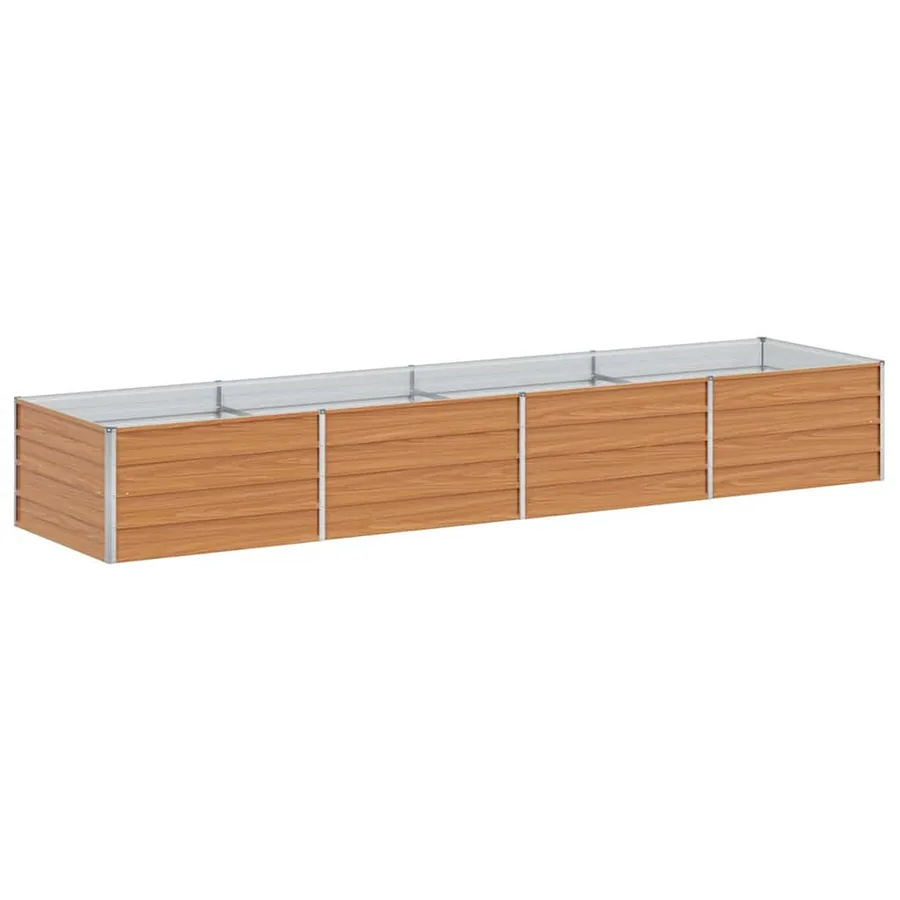 Jardinière surélevée Marron Clair 320 x 80 x 45 cm - 2