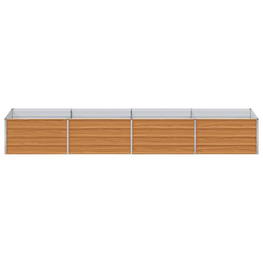 Jardinière surélevée Marron Clair 320 x 80 x 45 cm - 5
