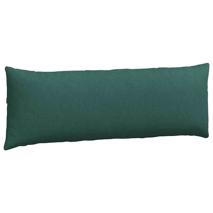 Coussins de canapé 2 pcs Vert foncé 120 x 40 cm tissu - 5