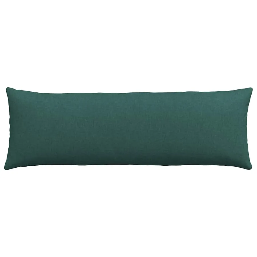 Coussins de canapé 2 pcs Vert foncé 120 x 40 cm tissu - 6