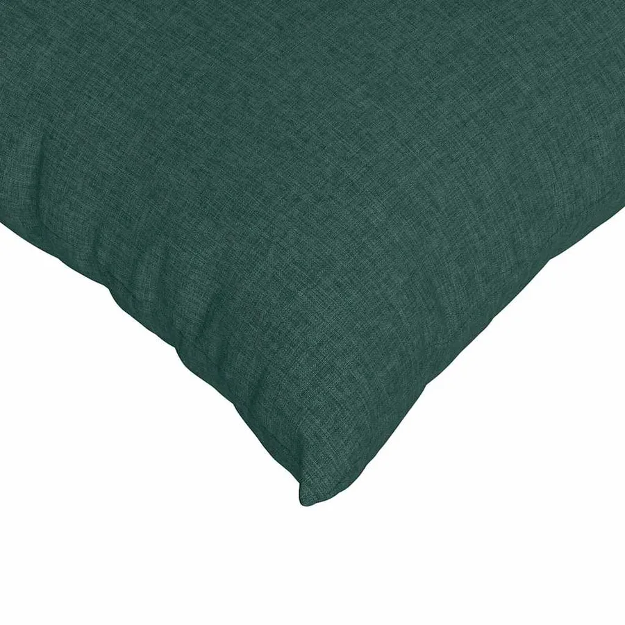 Coussins de canapé 2 pcs Vert foncé 80 x 80 cm tissu - 7